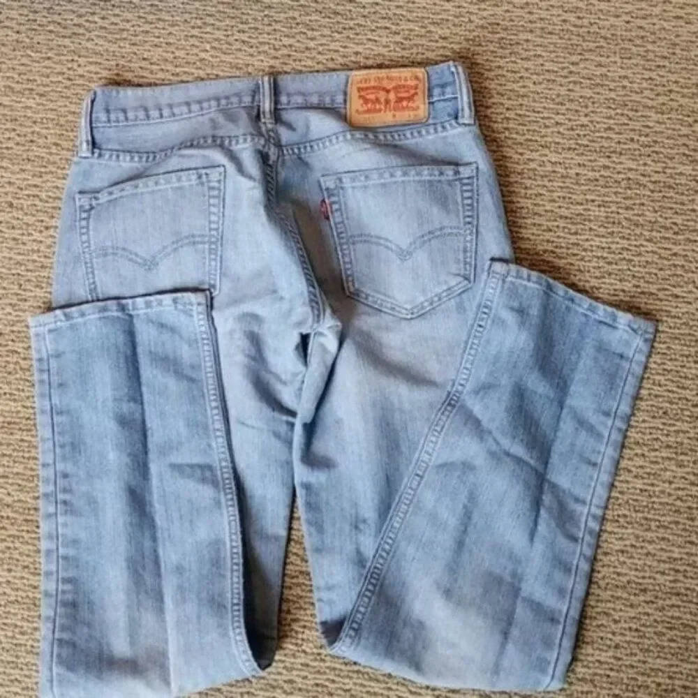 Levi's Men's 511 Jeans Straight Leg Denim Light Blue 30 x 30